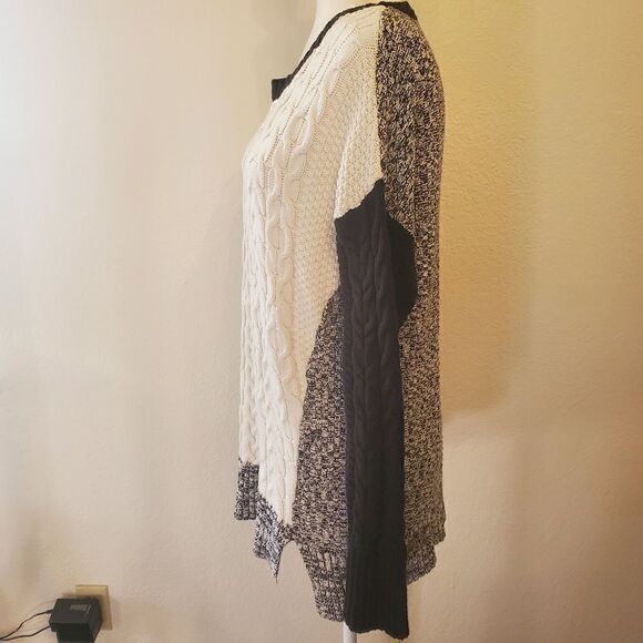 Metaphor Gray Color Block Sweater L - Picture 5 of 8